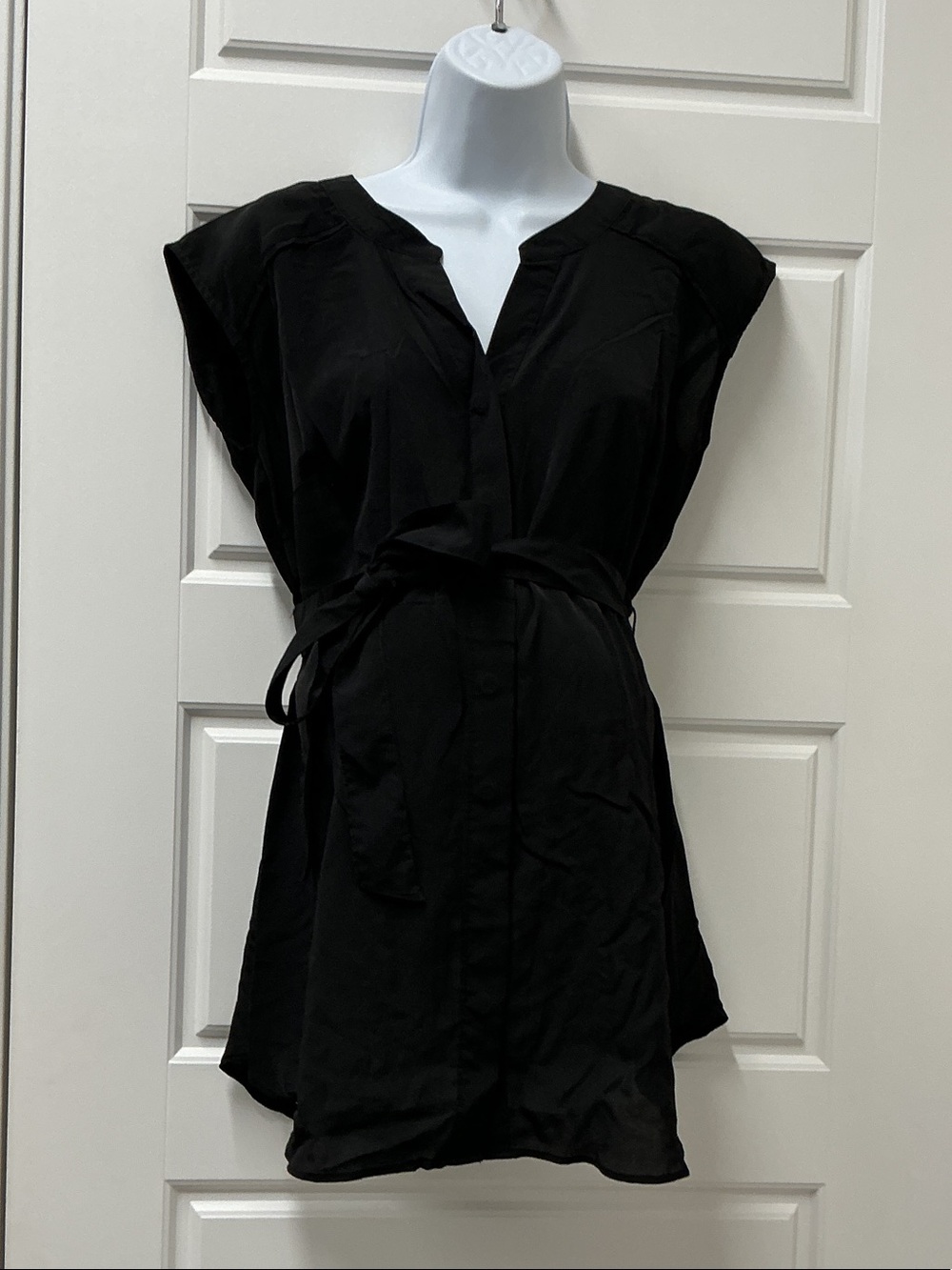 Motherhood Maternity Black Tie-Waist Top